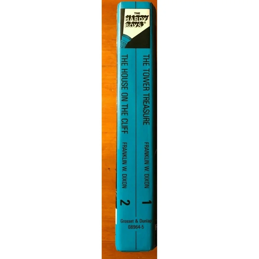 Hardy Boys 1 & 2 The Tower Treasure & The House on the Cliff Back-to-Back H/C #